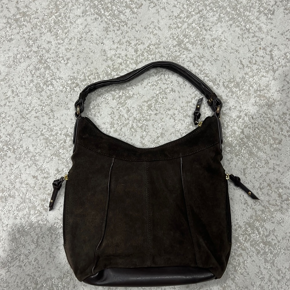 Brand new suede purse